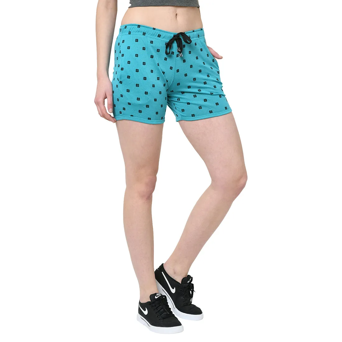 Vimal Jonney Ferozi Color Shorts For Women