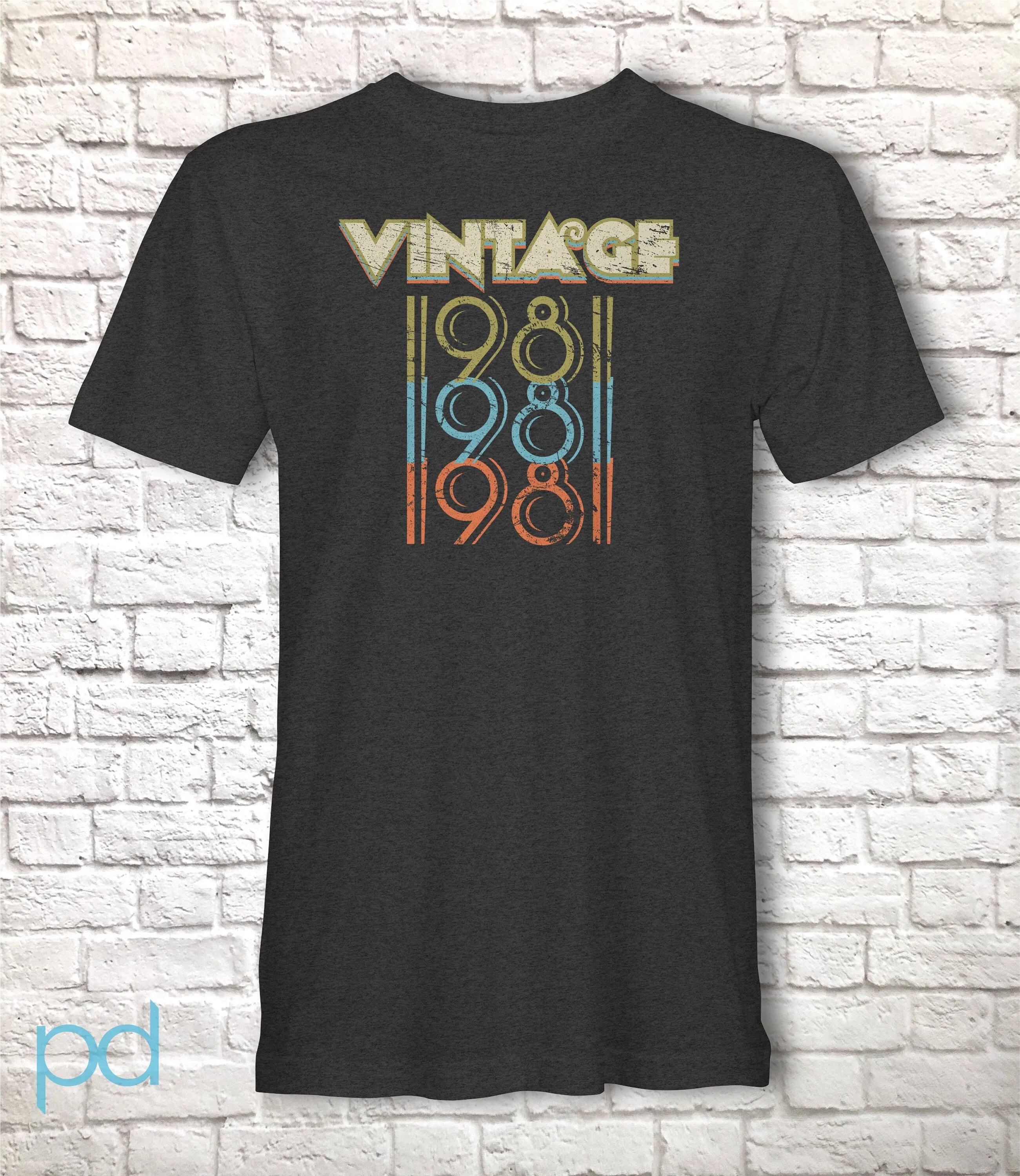 Vintage 1981 Birthday Gift T Shirt