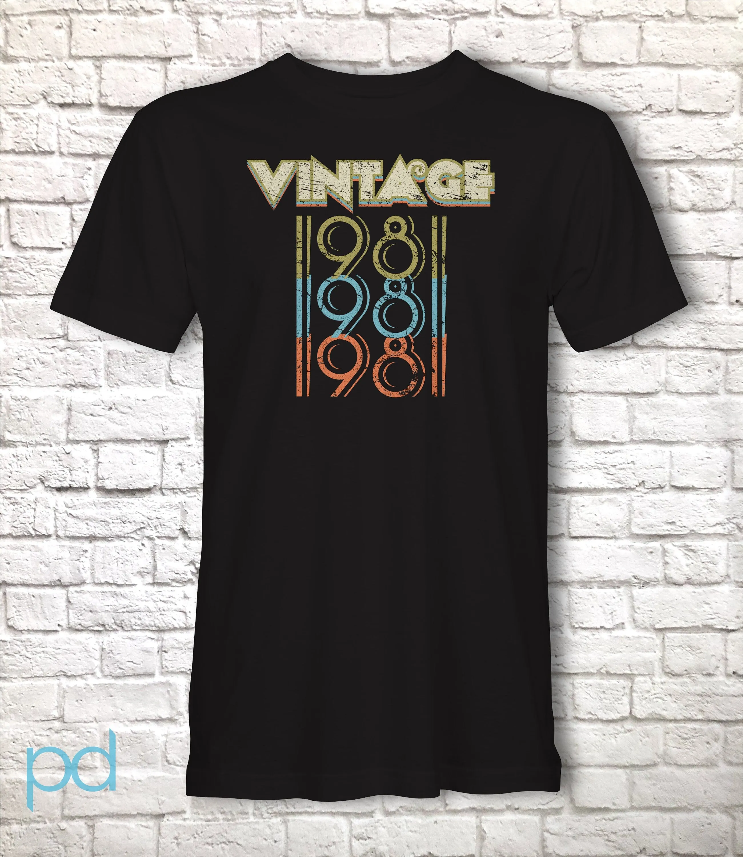 Vintage 1981 Birthday Gift T Shirt