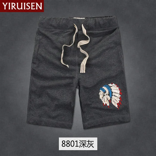 Wholesale S-3XL 100% Cotton YIRUISEN Brand Shorts Men Casual Shorts Boardshorts Short Pants Homme Bermuda Masculina