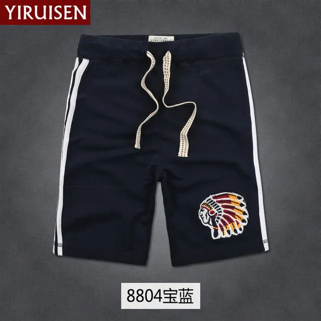 Wholesale S-3XL 100% Cotton YIRUISEN Brand Shorts Men Casual Shorts Boardshorts Short Pants Homme Bermuda Masculina