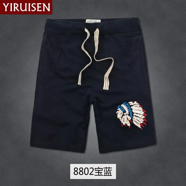 Wholesale S-3XL 100% Cotton YIRUISEN Brand Shorts Men Casual Shorts Boardshorts Short Pants Homme Bermuda Masculina