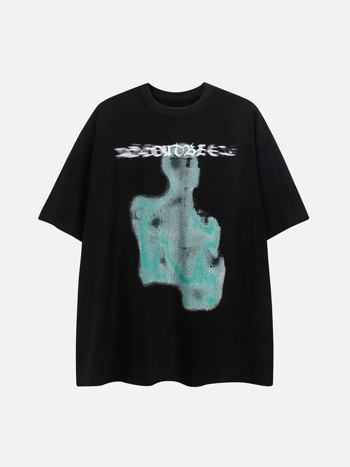 WLS Abstract Portrait Print Tee