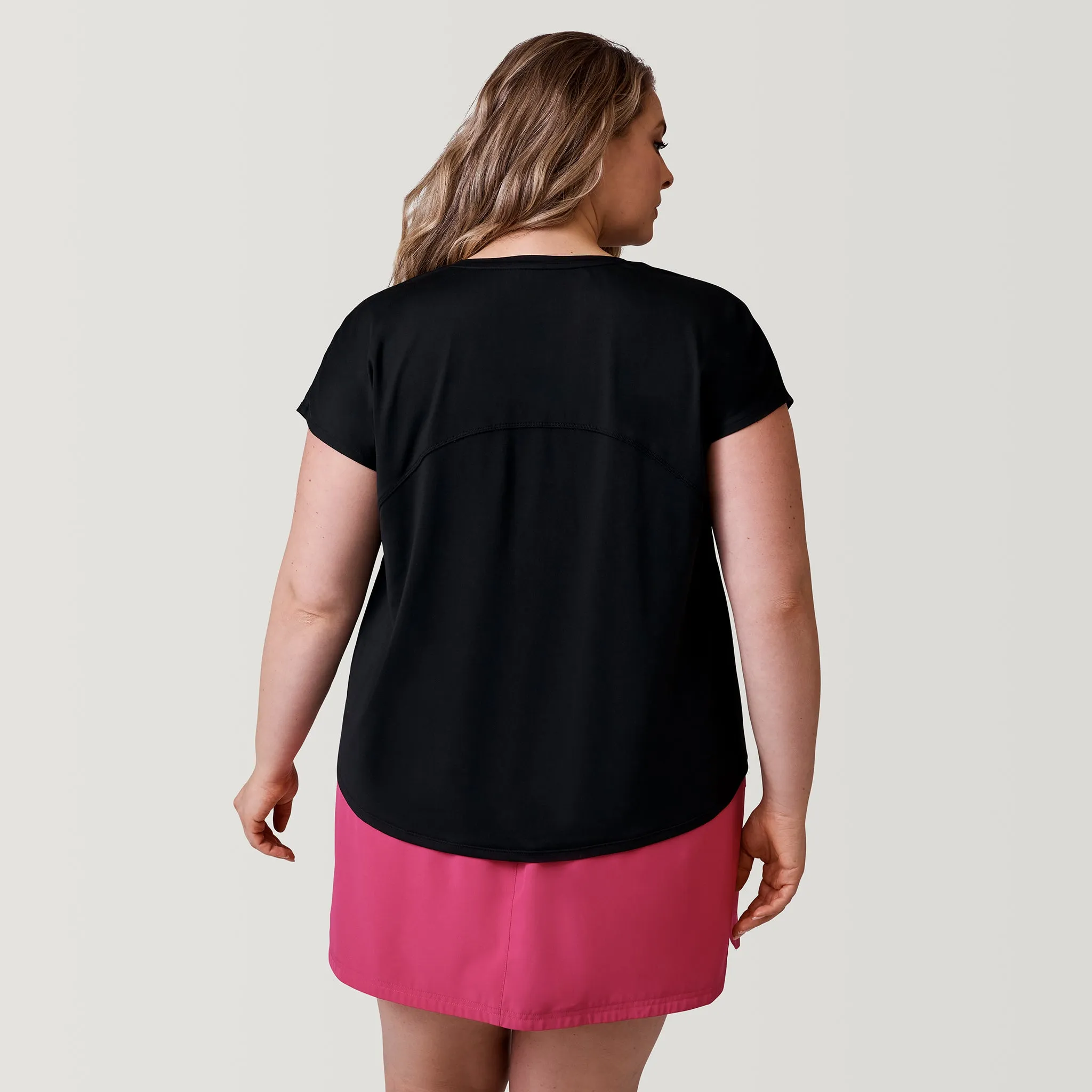 Women's Plus Size Microtech Chill B Cool Tee